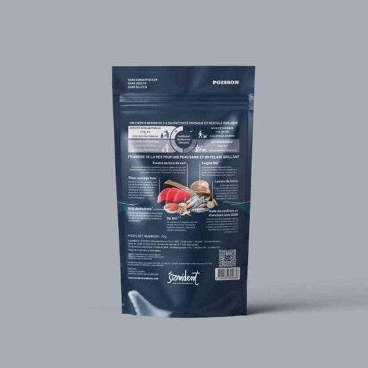 Friandises feuilletées de poisson chiens et chats