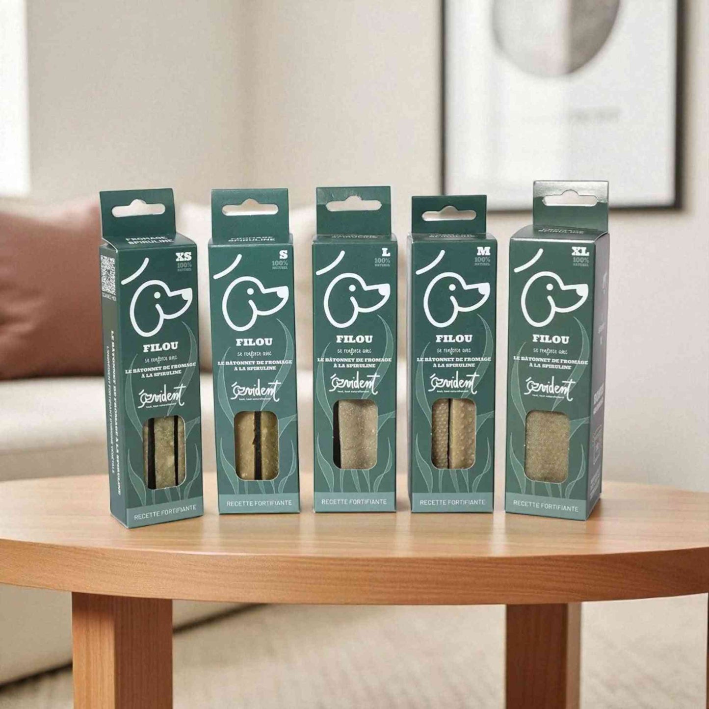 Bâtonnet(s) de fromage à mâcher à la spiruline